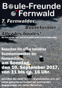 Bouleturnier Fernwald 2017