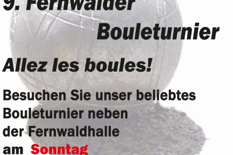 9. Fernwalder Bouleturnier